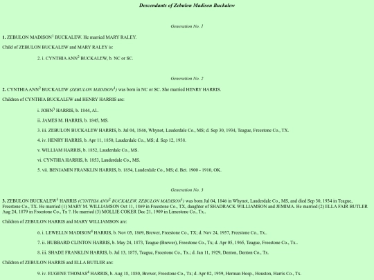 Buckalew[1]. screenshot
